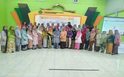 DWP MTsN 3 Kediri ikuti Peringatan Hari Kartini dan  Seminar Kesehatan Nasional di Kantor Kemenag Kab. Kediri