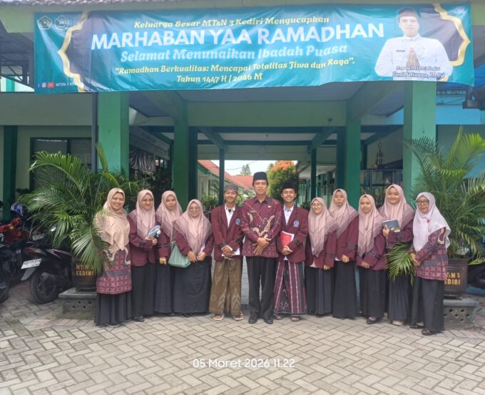 Hari Terakhir Pondok Ramadan MTsN 3 Kediri, Ustadz-Ustadzah PP Al Hikmah Berpamitan