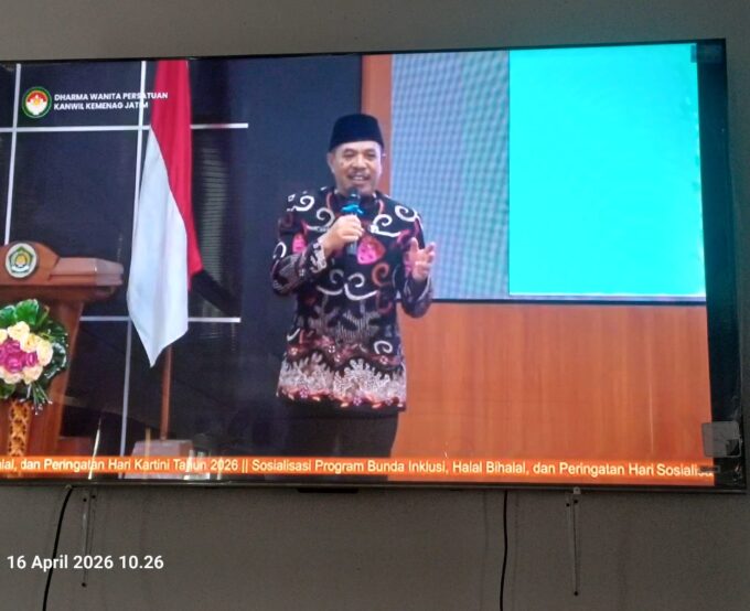 DWP MTsN 3 Kediri Ikuti Zoom Sosialisasi Program Bunda Inklusi dan  Peringatan Hari Kartini 2026