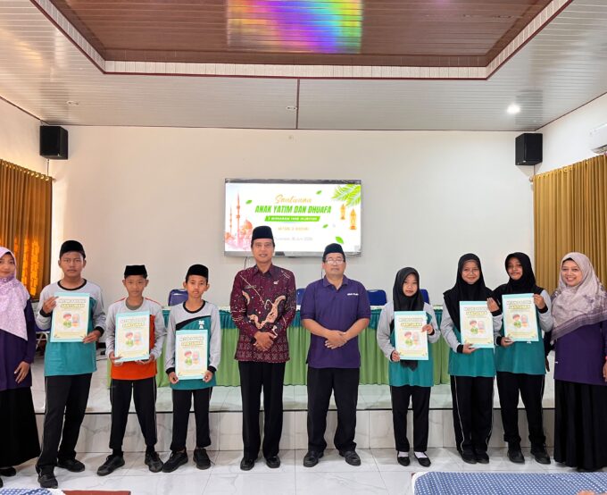 Peringati Tahun Baru Islam 1 Muharam, MTsN 3 Kediri Gelar Santunan Anak Yatim