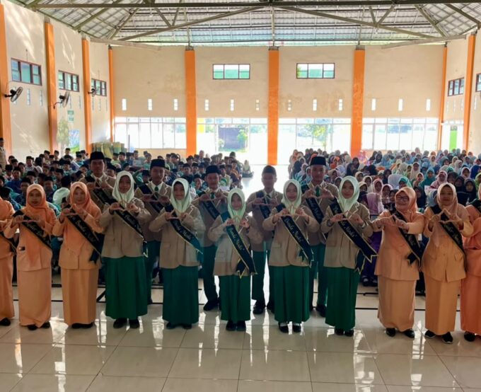DWP MTsN 3 Kediri Bekali Murid Baru Nilai Moderasi Beragama dan Kebersamaan  pada Hari Keempat MATAMUDA