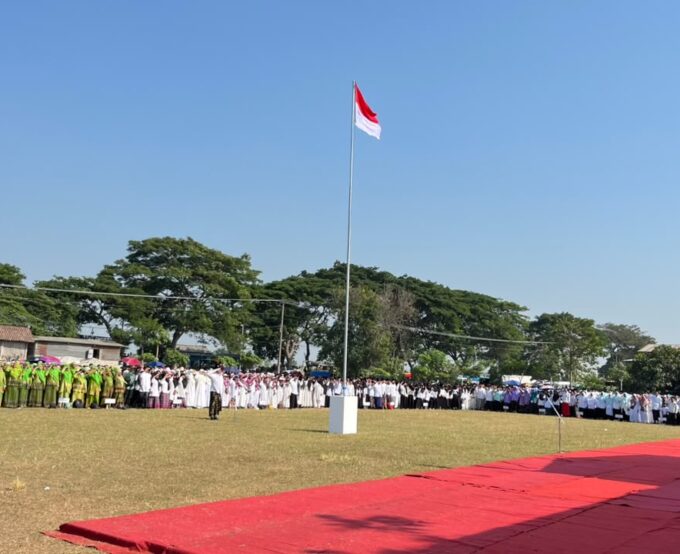 Dari Madrasah untuk Negeri, MTsN 3 Kediri Ikuti Apel HSN 2026 Kabupaten Kediri